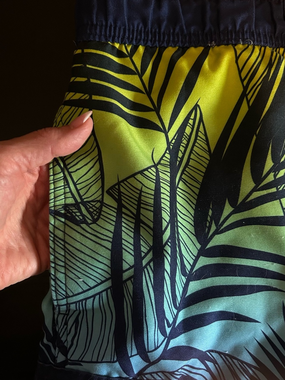 George Men’s Tropical Swim Trunks Medium Vacation Utility - Picture 4 of 6